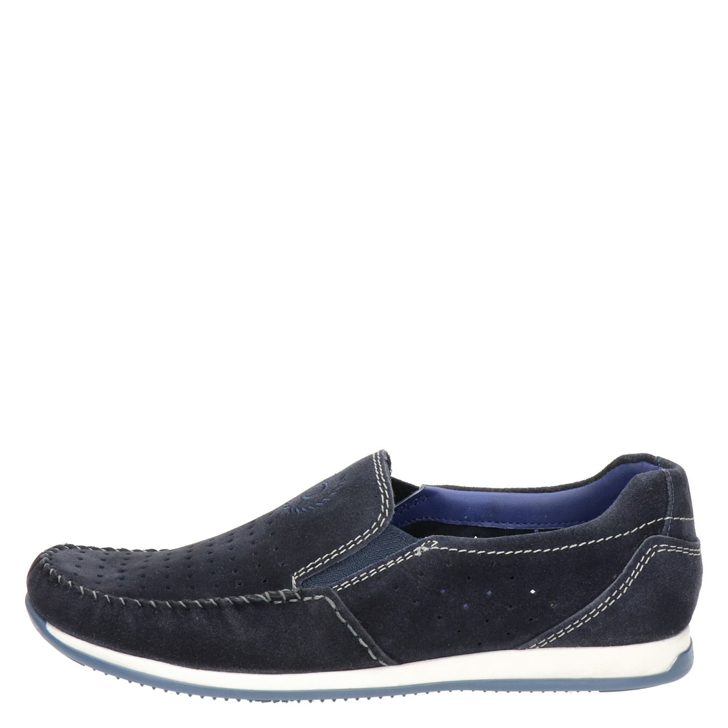 Bugatti - Mocassins \u0026 loafers voor heren - Blauw - Nelson.nl