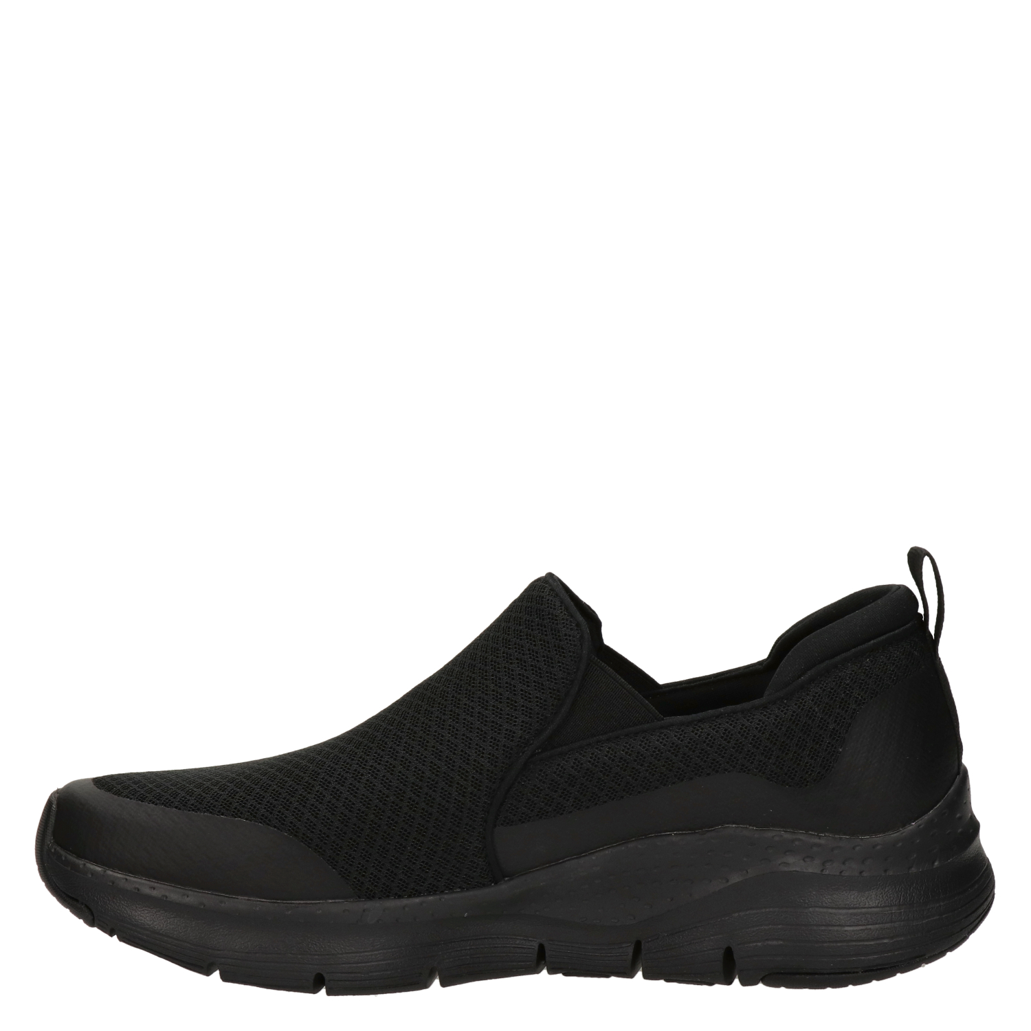 Skechers Arch Fit Banlin - Instapschoenen voor heren - Zwart - Nelson.nl