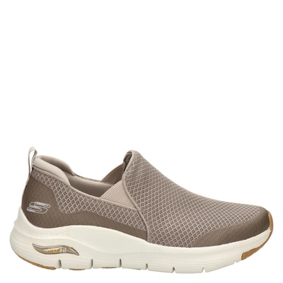 Skechers Arch Fit Banlin - Instapschoenen - Beige