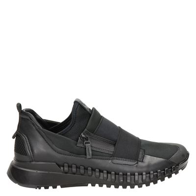 Ecco Zipflex - Lage sneakers - Zwart