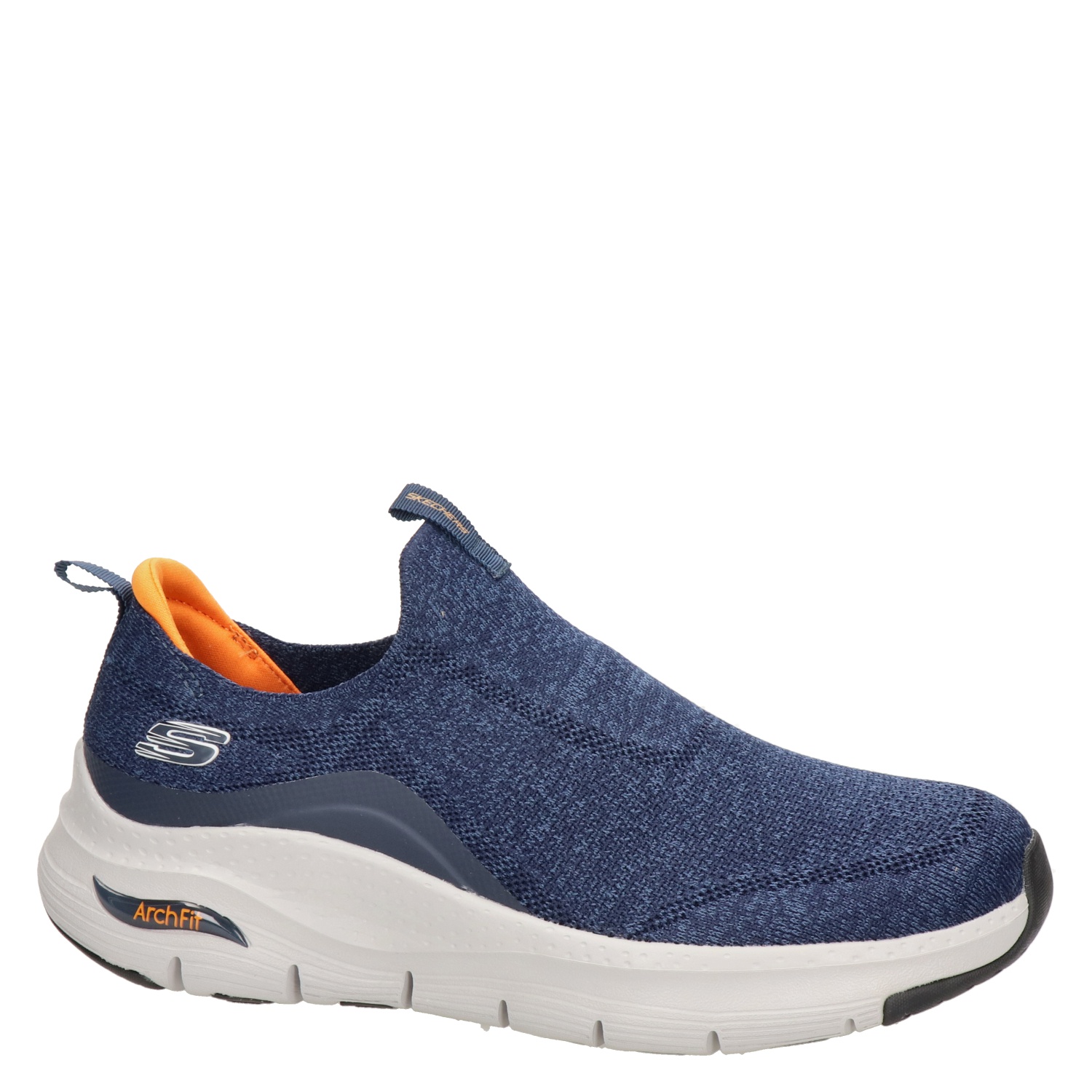 arch fit skechers blauw