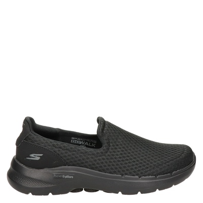 Skechers Go Walk 6 - Instapschoenen - Zwart