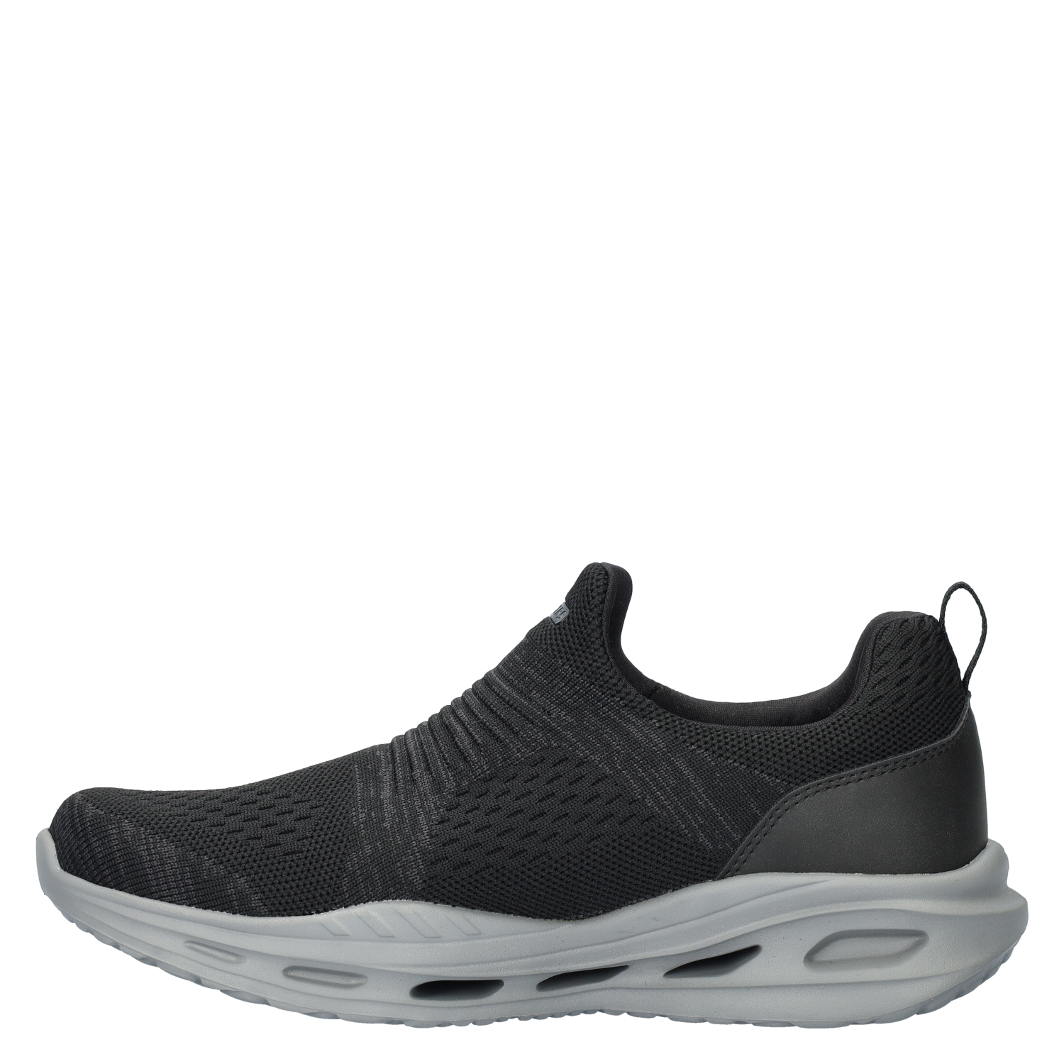 Skechers Arch Fit - Instapschoenen voor heren - Zwart - Nelson.nl