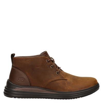 Skechers Proven - Hoge nette schoenen - Bruin
