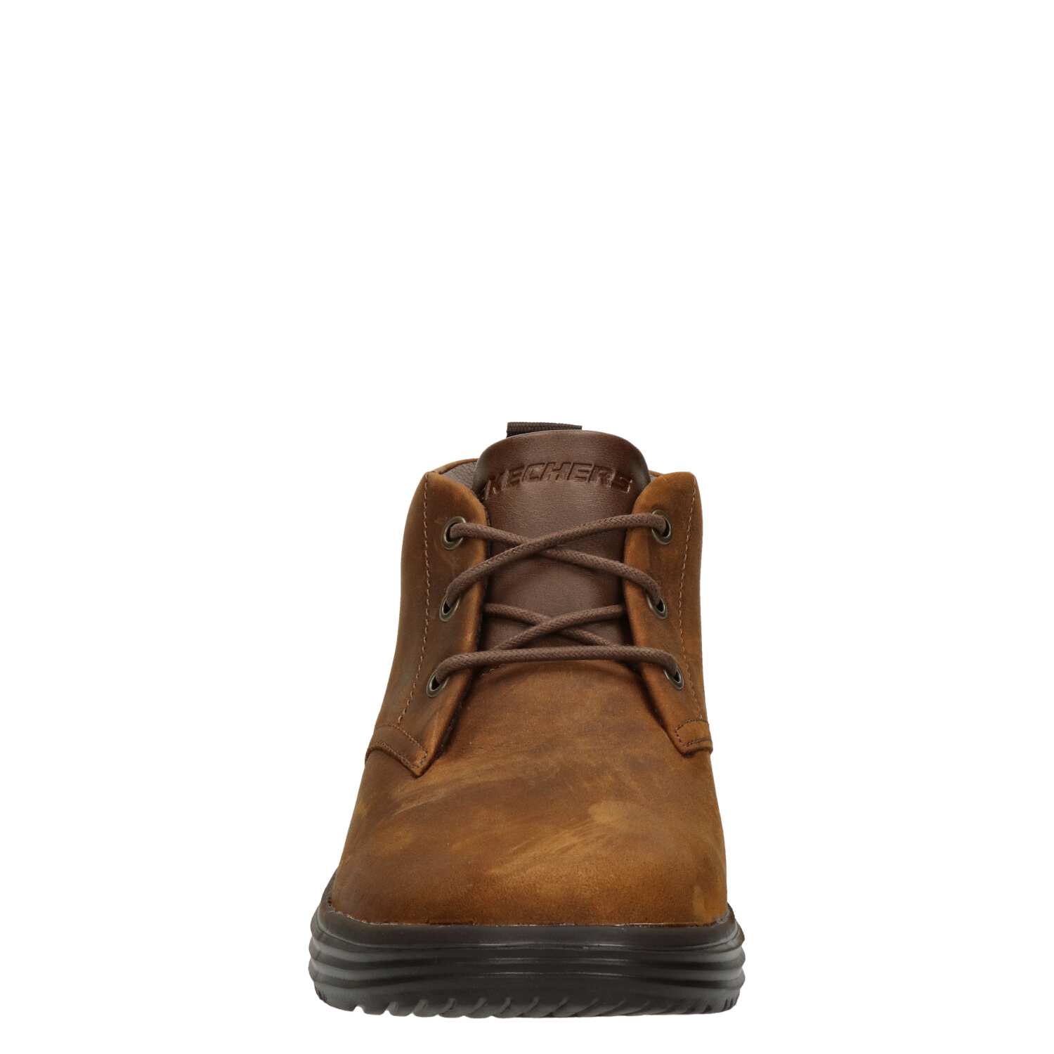 Skechers Proven - Hoge nette schoenen voor heren - Bruin - Shoemixx.nl