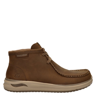 Skechers Arch Fit Melo - Veterschoenen - Cognac