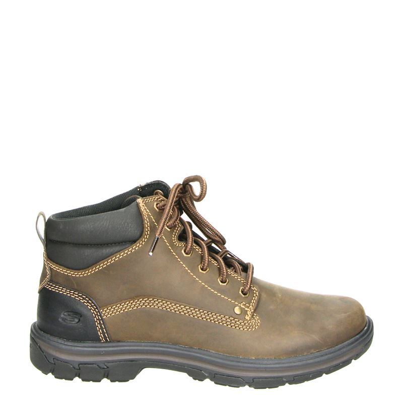 Skechers - Veterboots - Bruin