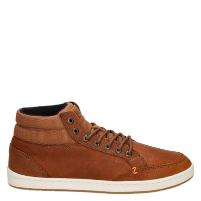 Hub Industry - Hoge sneakers - Cognac