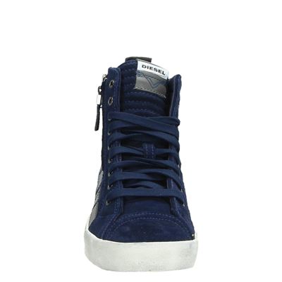 Diesel D-Velows Mid - Hoge sneakers voor heren - Blauw - Nelson.nl