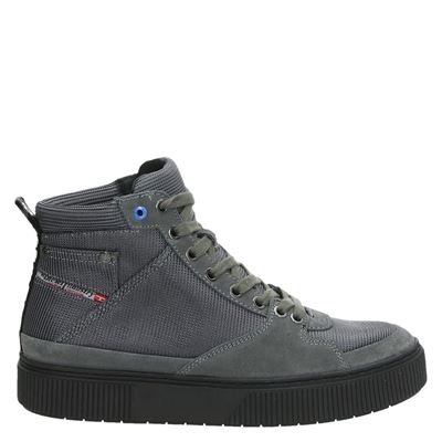 Diesel S Danny Mc Ii Hoge Sneakers Grijs diesel kopen in de aanbieding