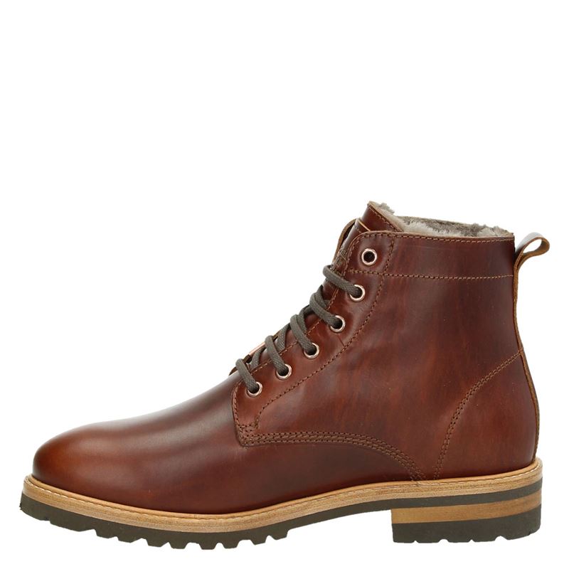 Panama Jack Emery Igloo Veterboots voor heren Cognac Shoemixx.nl