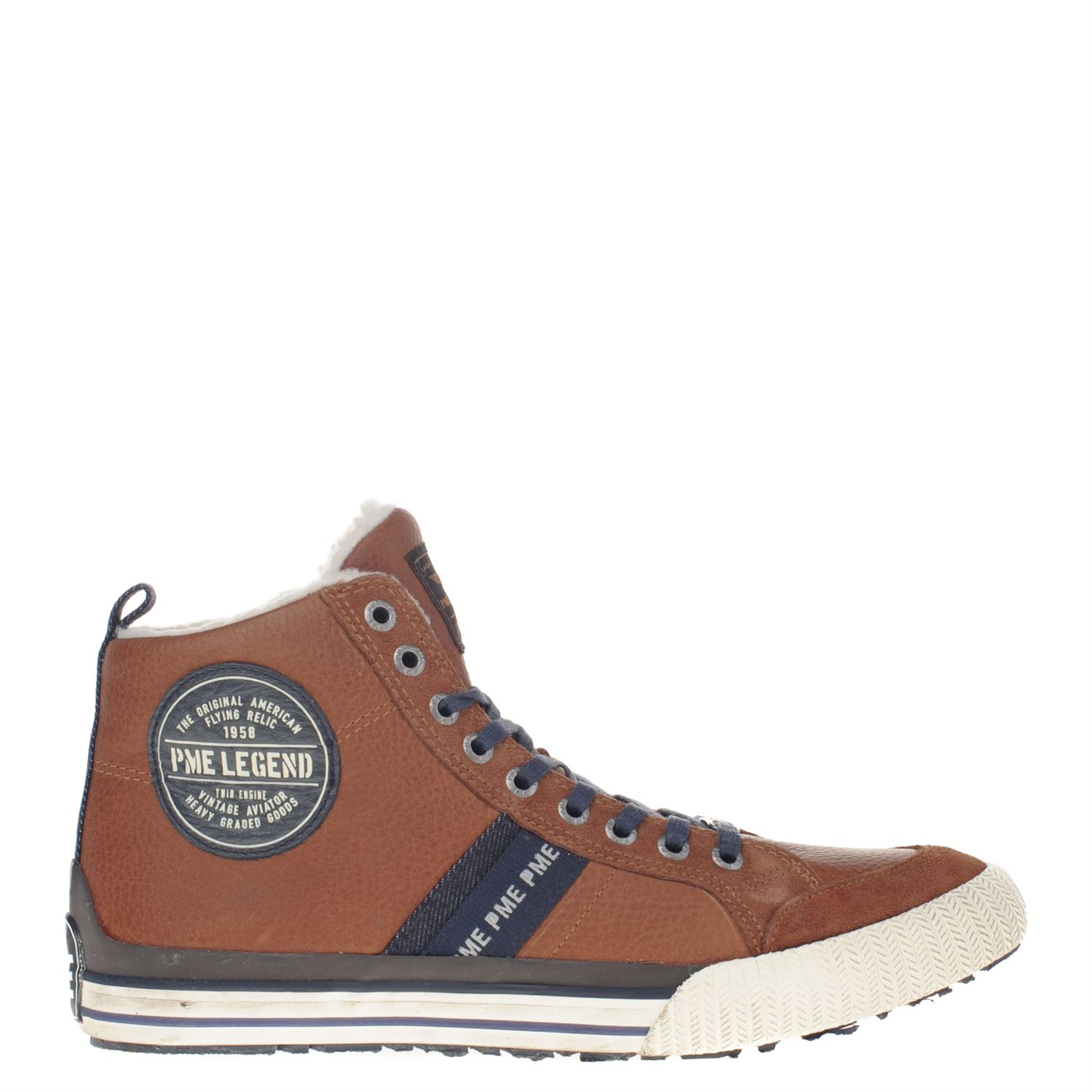 PME Legend heren hoge sneakers cognac PME Legend heren hoge sneakers cognac