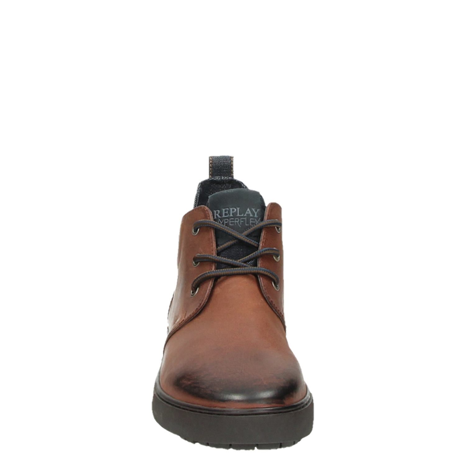 Replay - Veterboots voor heren - Bruin - Shoemixx.nl