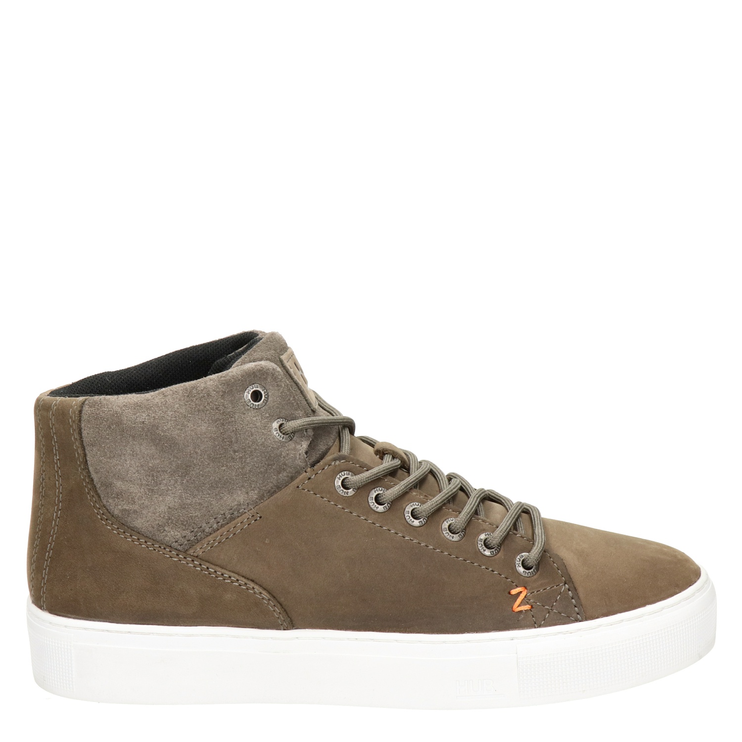 Hub - Hoge sneakers voor heren - Grijs - Nelson.nl