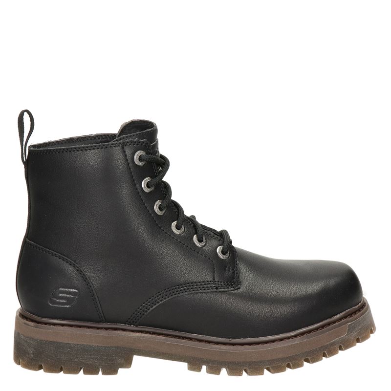 Skechers - Veterboots - Zwart
