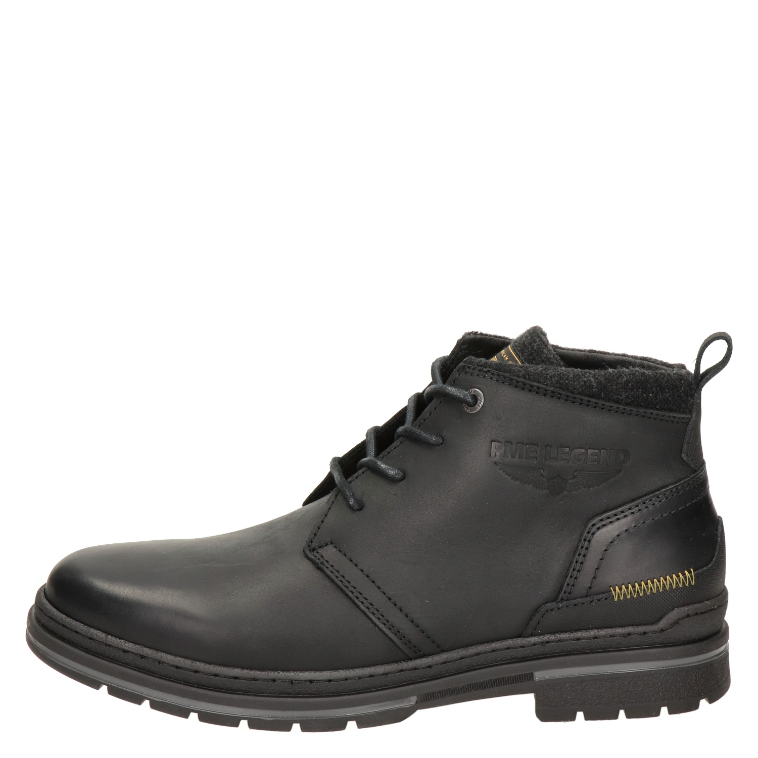PME Legend Schoenen Fleetman Pull Up Leather Black (PBO216037 - 999) -  Nieuwnieuw.com Herenmode