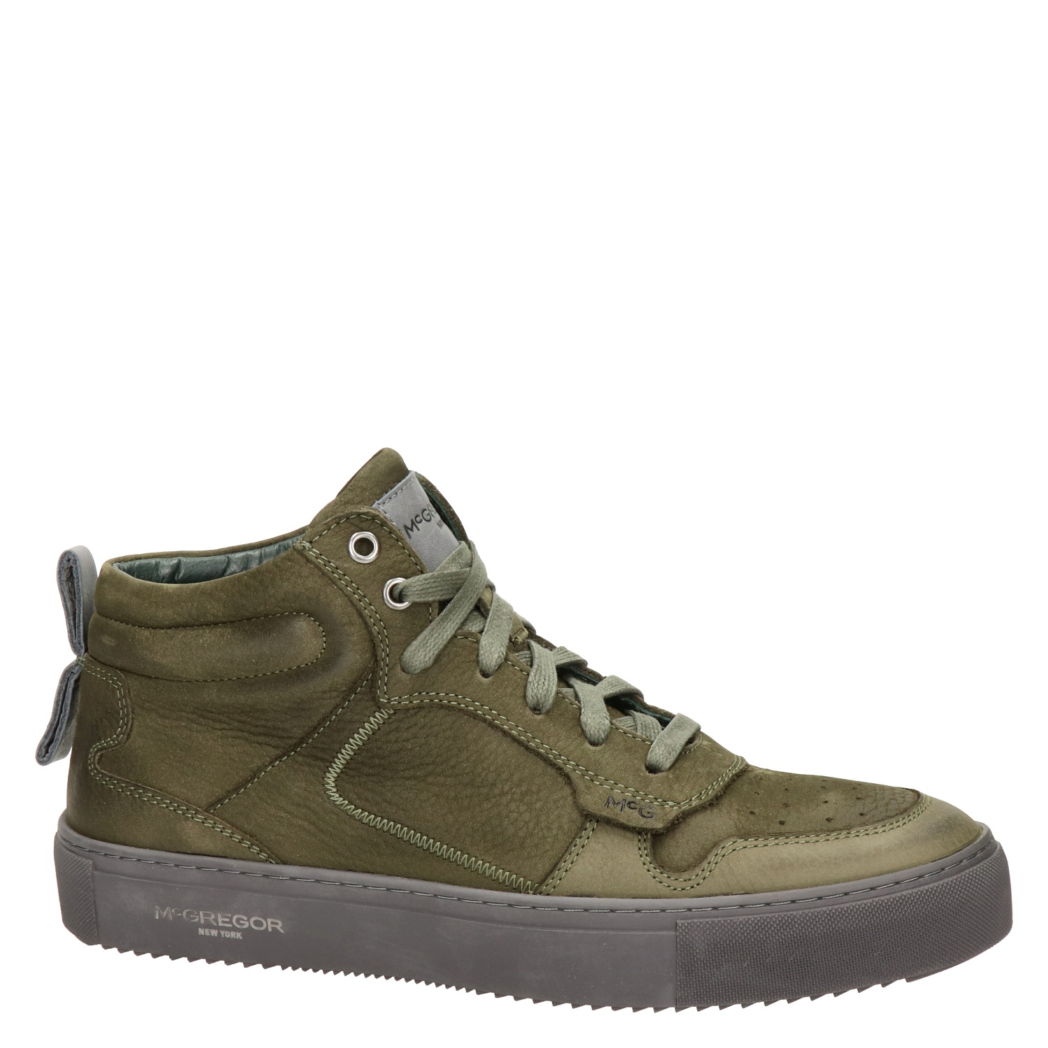Floris Van Bommel Heren Sneakers Groen sue retro hoge sneaker | Van den  Assem