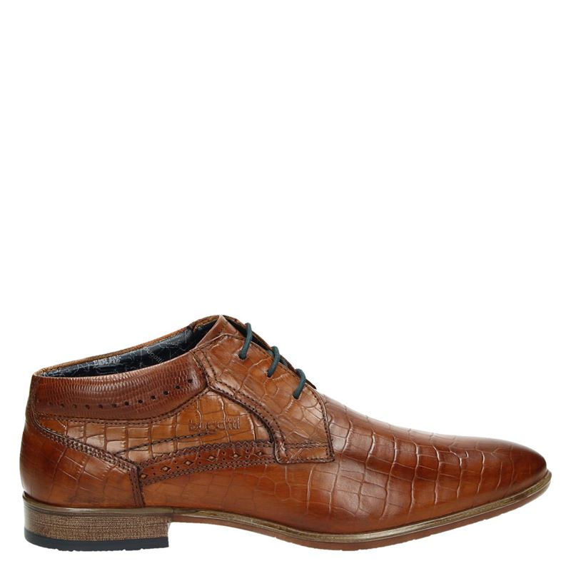 Bugatti Hoge Nette Schoenen Cognac bugatti kopen in de aanbieding