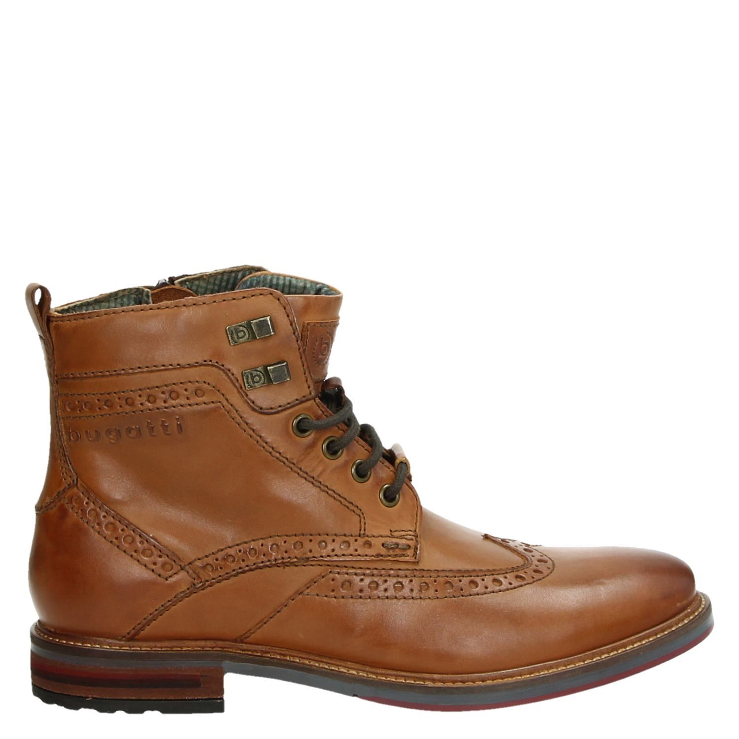 Ritsamp; Cognac Boots Heren Bugatti Gesloten rxCoedBW