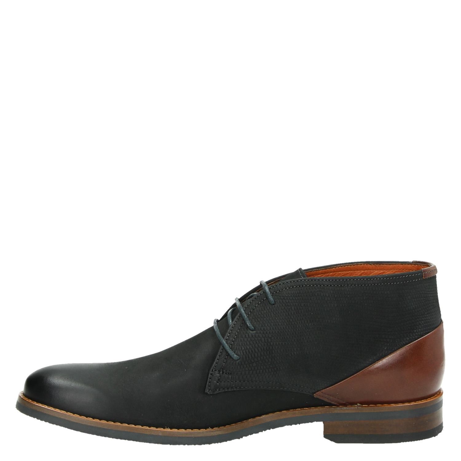 Van Lier - Hoge nette schoenen voor heren - Zwart - Shoemixx.nl