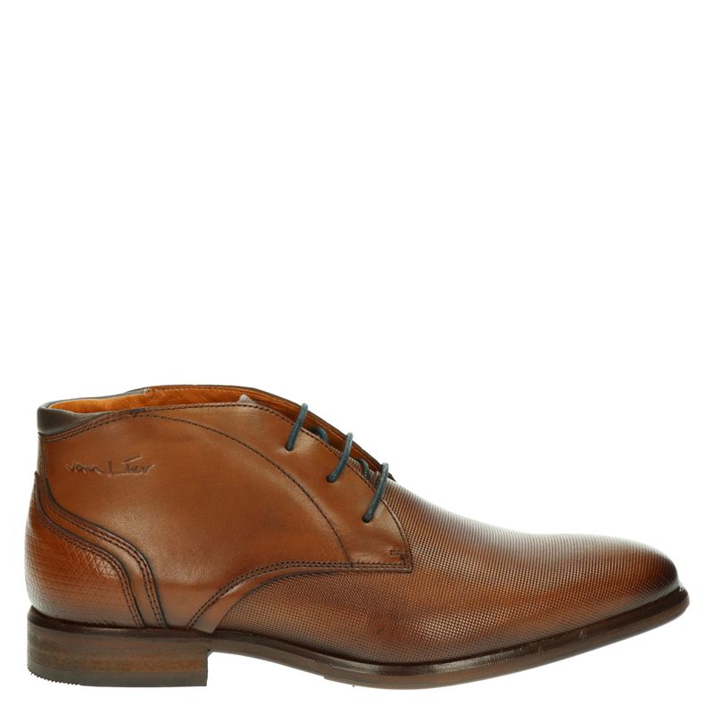 Van Lier - Hoge nette schoenen - Cognac