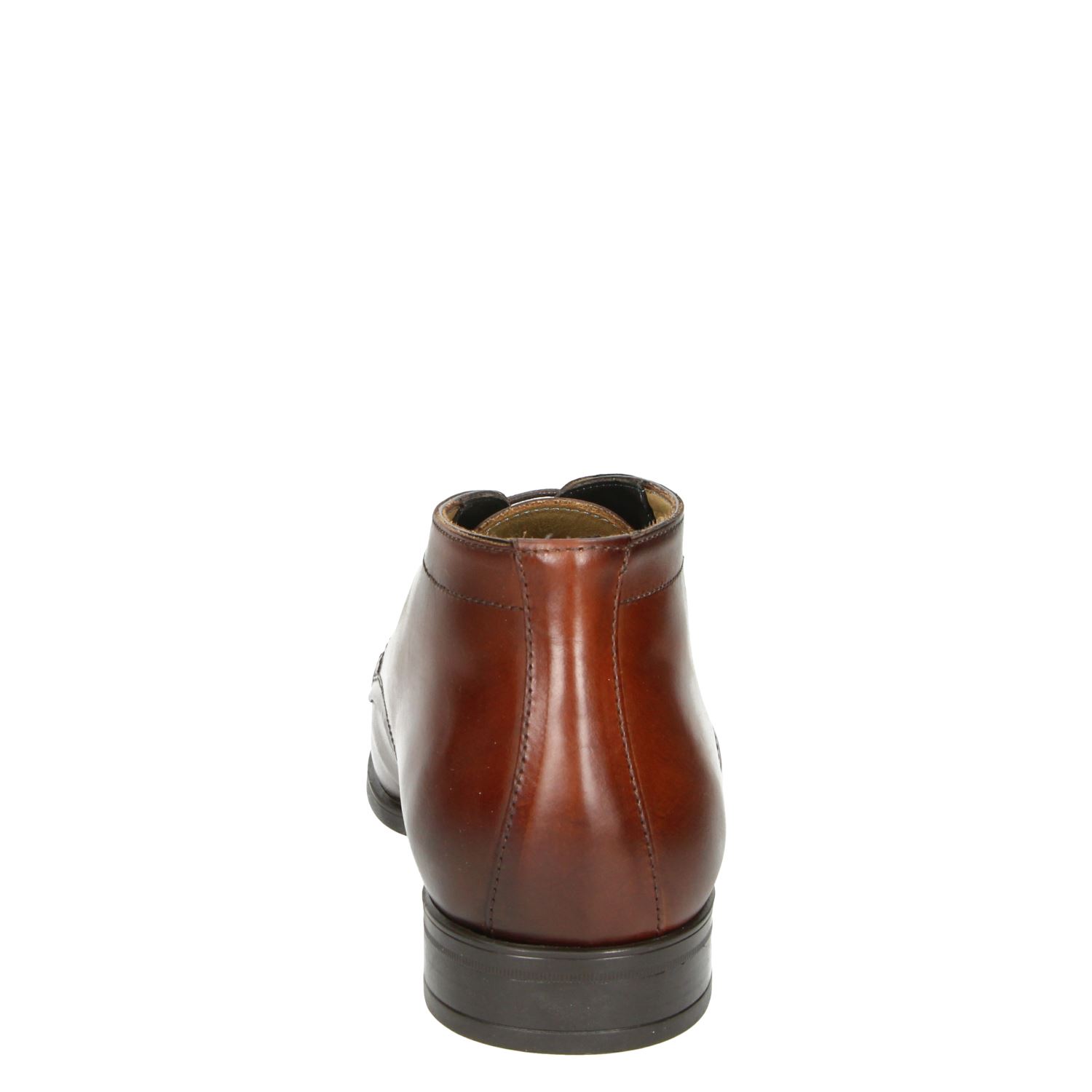 Giorgio - Hoge nette schoenen voor heren - Cognac - Shoemixx.nl