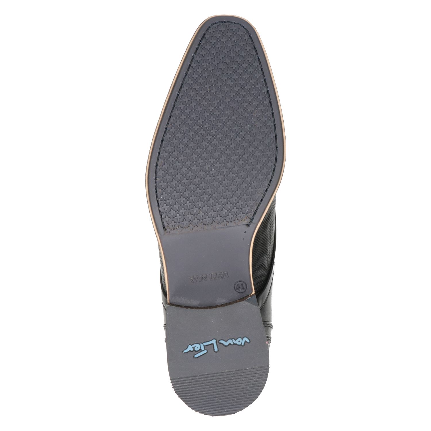 Van Lier - Hoge nette schoenen voor heren - Zwart - Nelson.nl