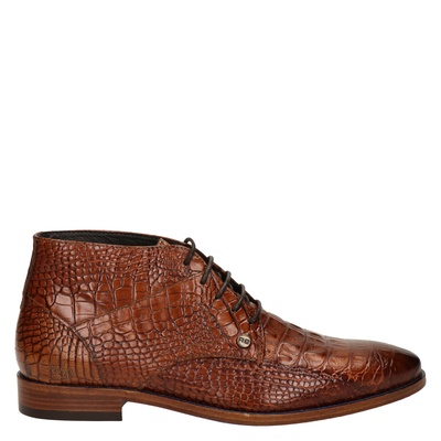 Rehab Barry Croc - Hoge nette schoenen - Cognac