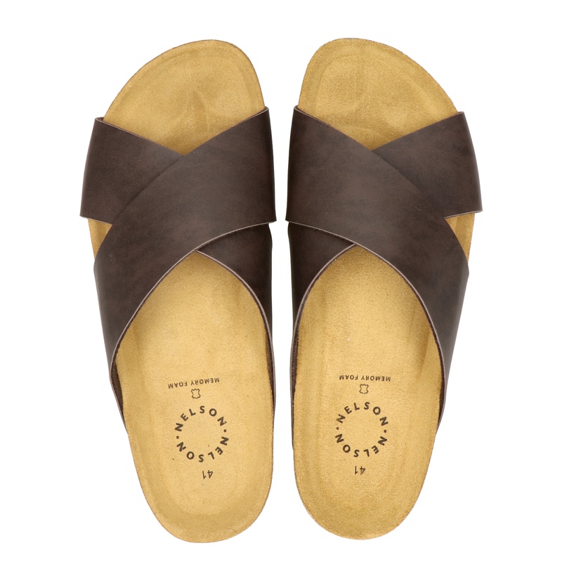 Nelson - Slippers - Bruin