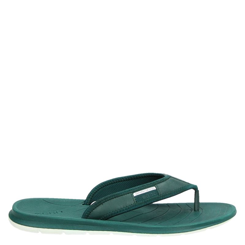 Ecco Toffel Slippers Groen ecco kopen in de aanbieding