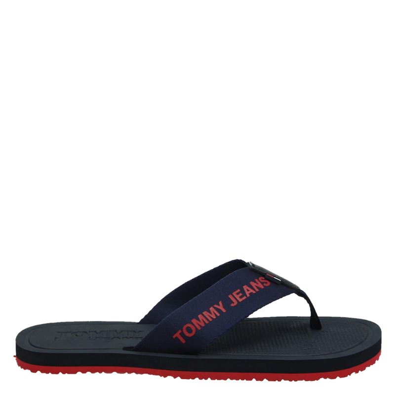 Tommy Jeans TJ Moulded Beach san - Badslippers - Blauw