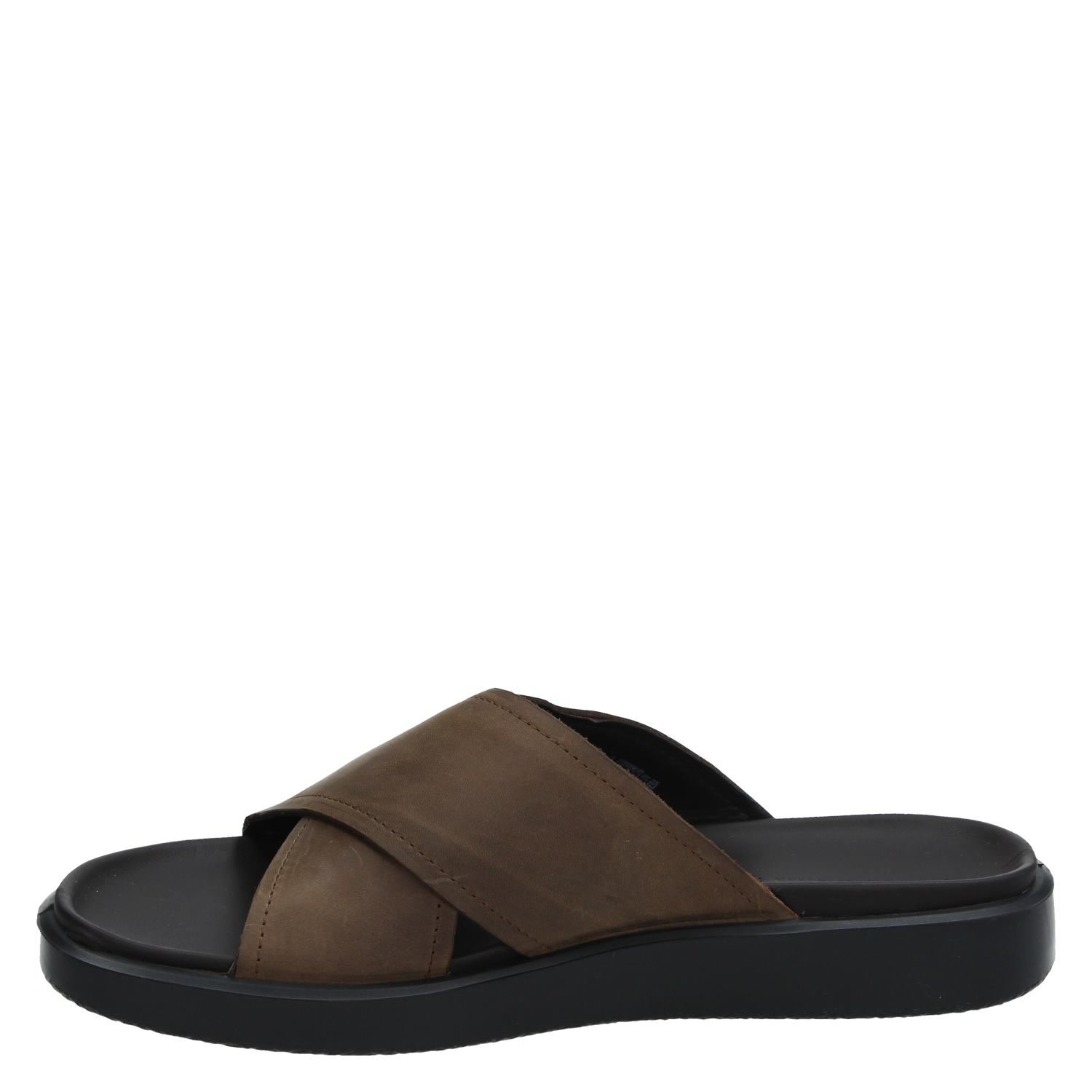 Ecco Flowt LX - Slippers voor heren - Bruin - Nelson.nl