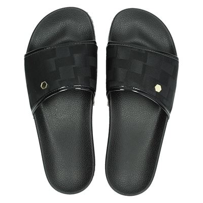 Cruyff Badslippers Zwart cruyff kopen in de aanbieding