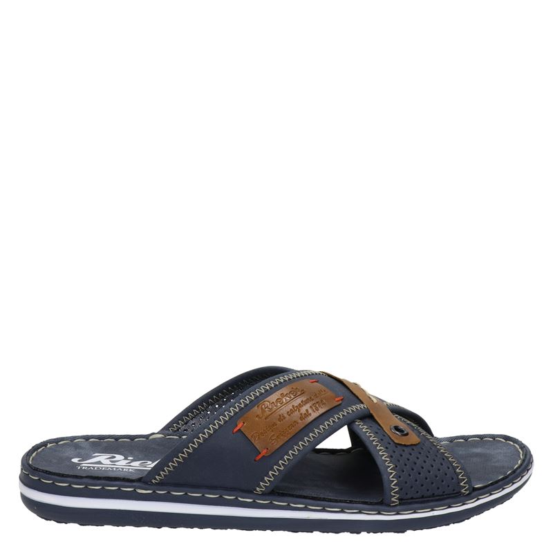 Rieker - Slippers - Blauw