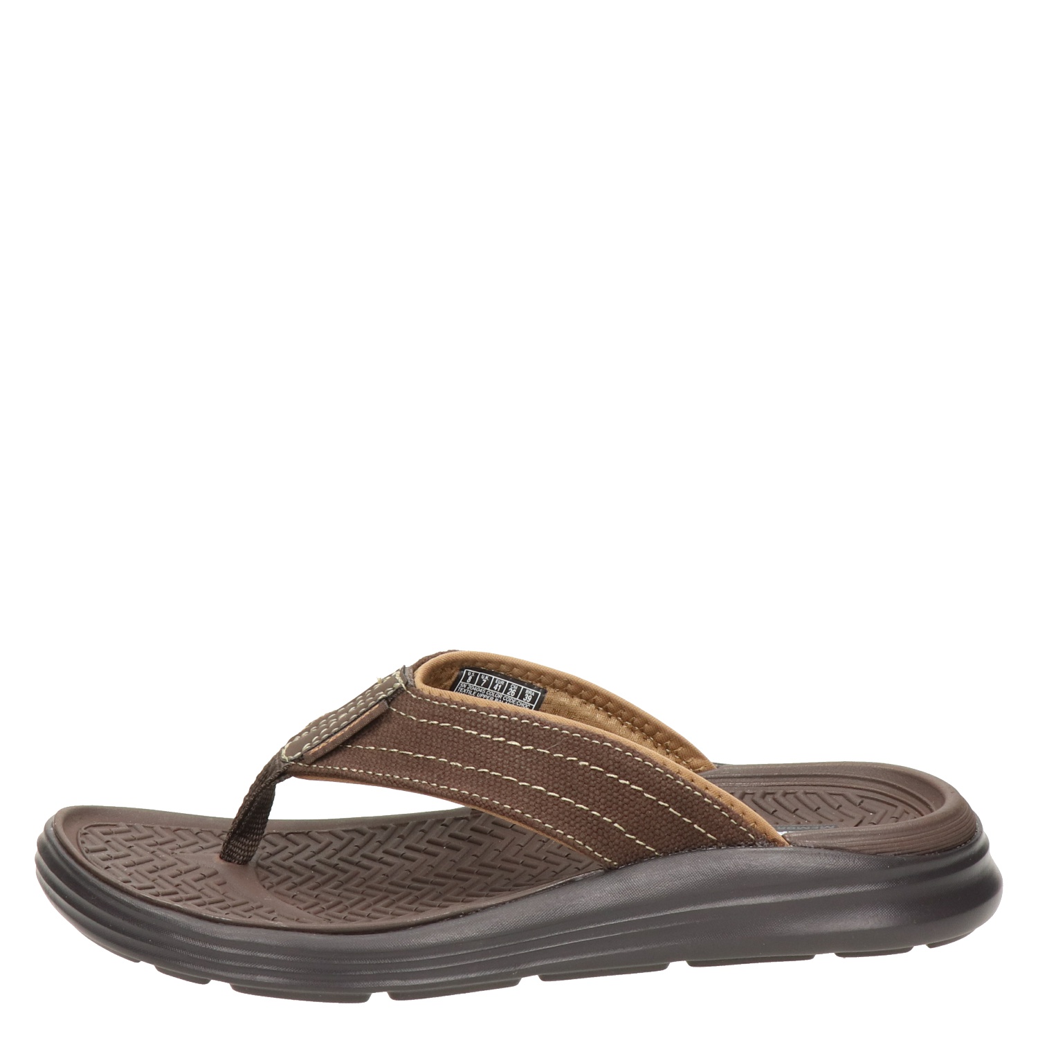 Skechers Relaxed Fit - Slippers voor heren - Bruin - Nelson.nl