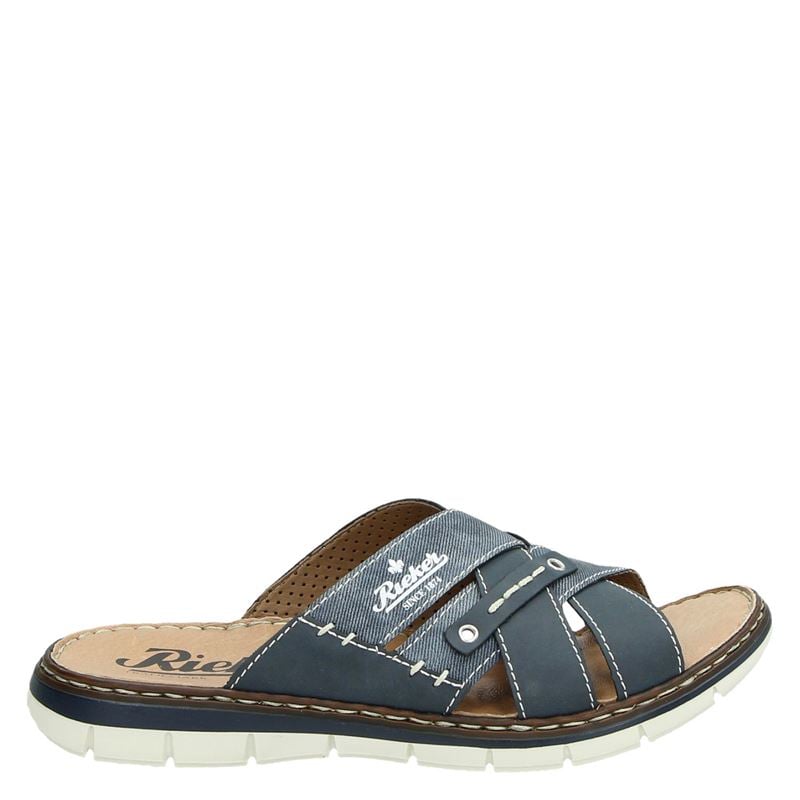 Rieker - Slippers - Blauw