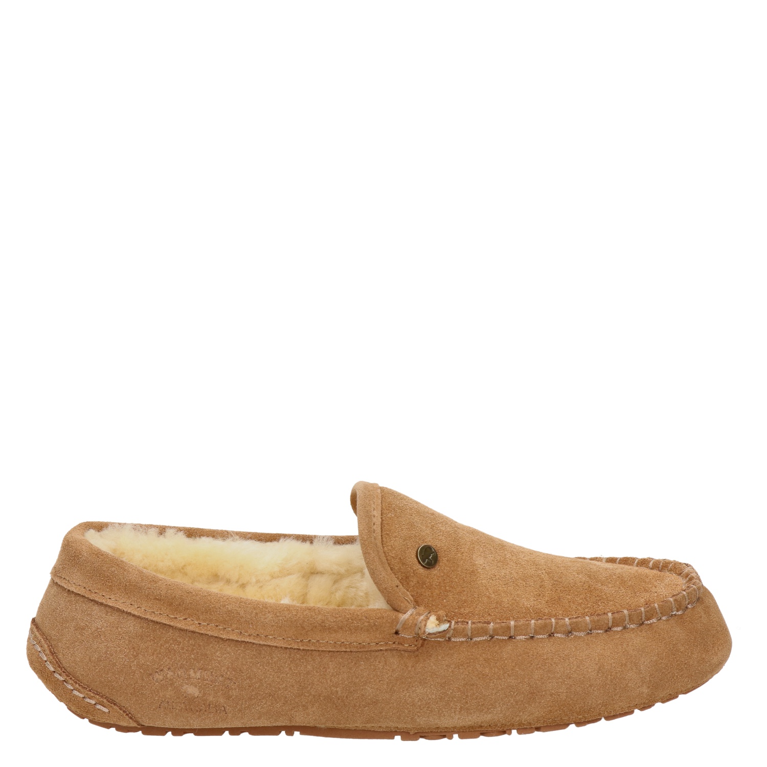 Warmbat Australia - Pantoffels voor heren - Cognac - Shoemixx.nl