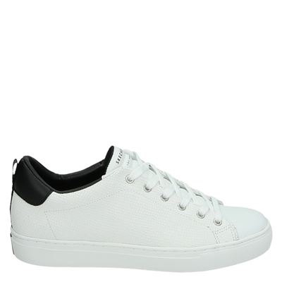 Skechers - Lage sneakers voor dames - Wit - Nelson.nl