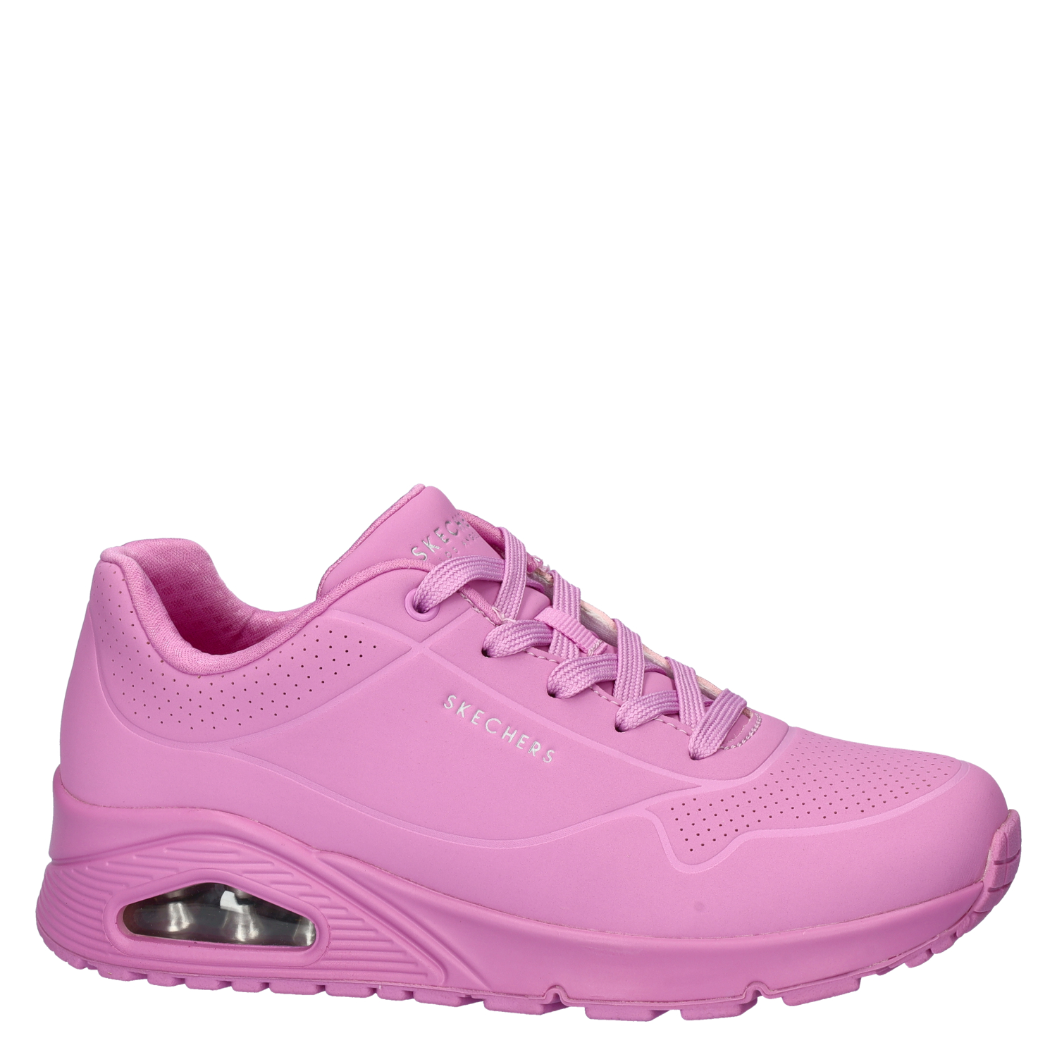 Skechers Street Uno - Lage sneakers voor dames - Roze - Nelson.nl