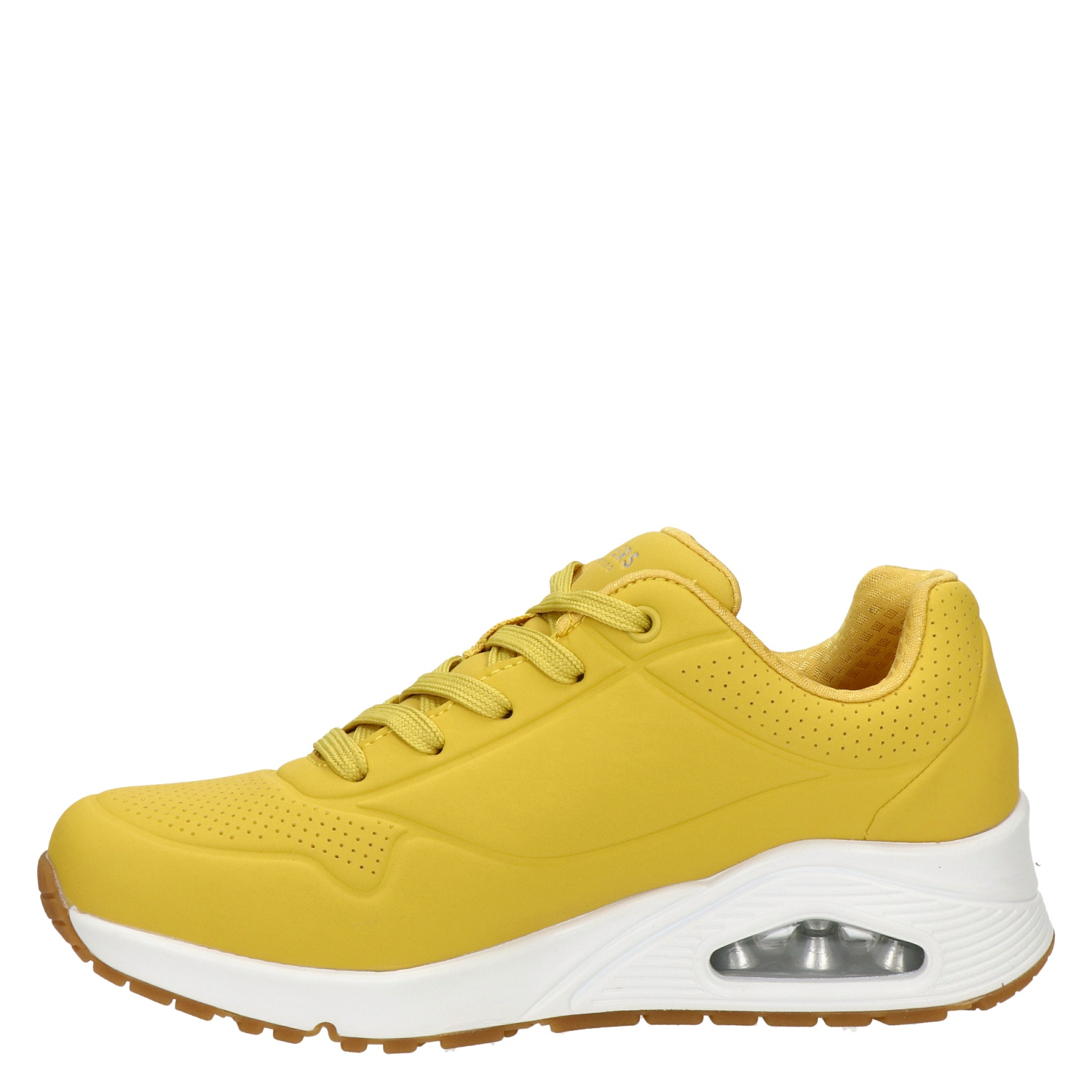Skechers Street Uno - Lage sneakers voor dames - Geel - Nelson.nl