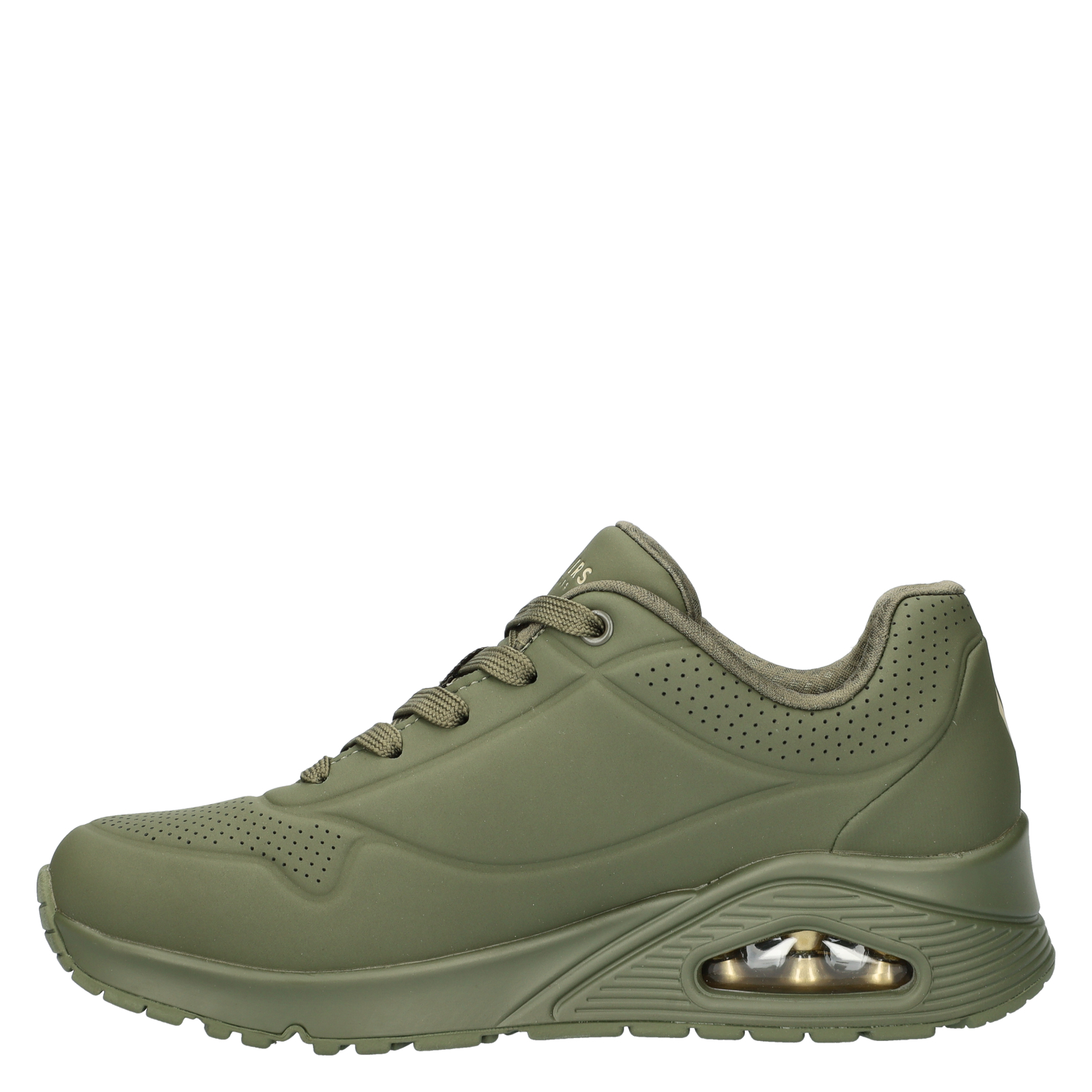 Skechers Street Uno - Lage sneakers voor dames - Groen - Nelson.nl