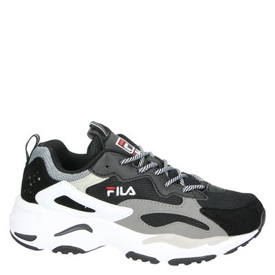 Fila Ray Tracer Low - Dad Sneakers voor dames - Zwart - Nelson.nl