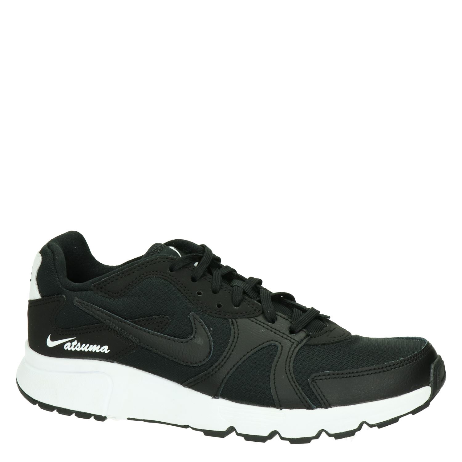 Nike Atsuma - Lage sneakers voor dames - Zwart - Nelson.nl