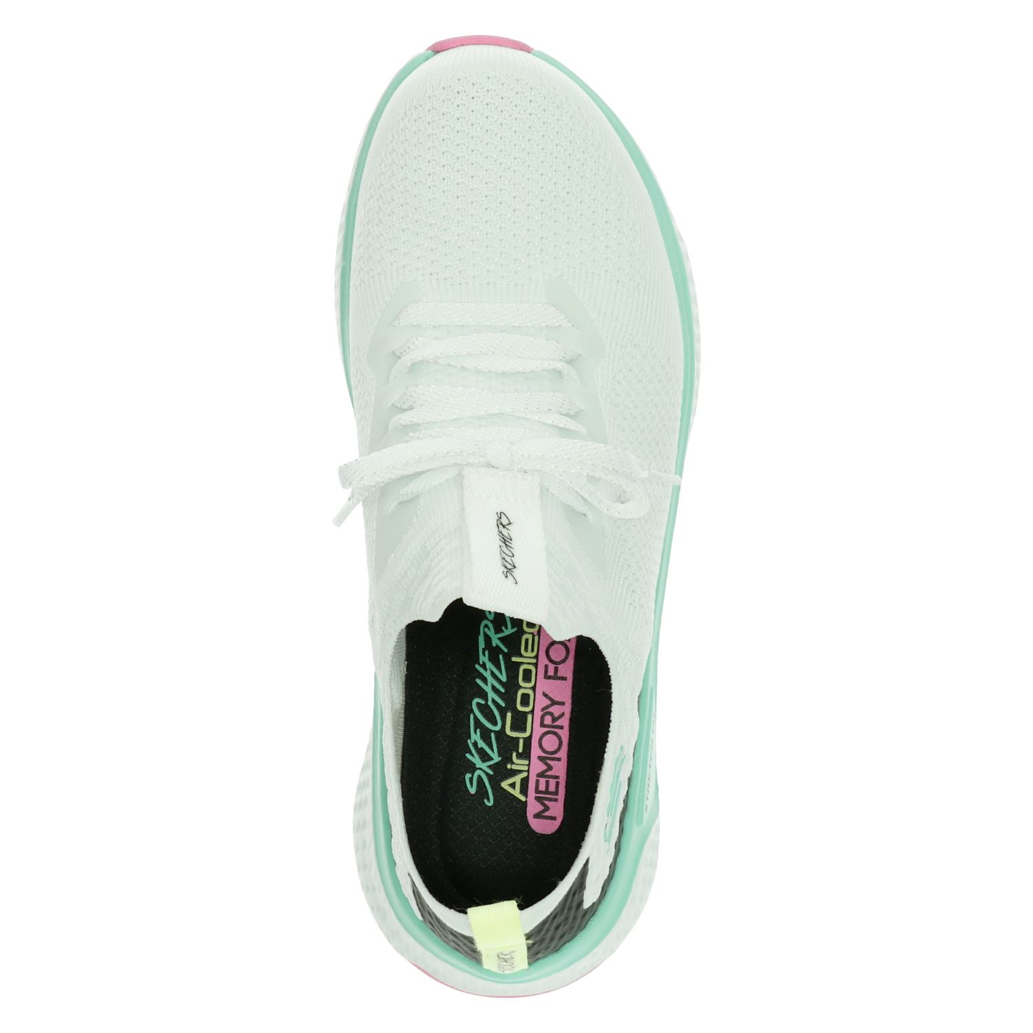 Skechers Stretch Fit - Lage sneakers voor dames - Wit - Nelson.nl