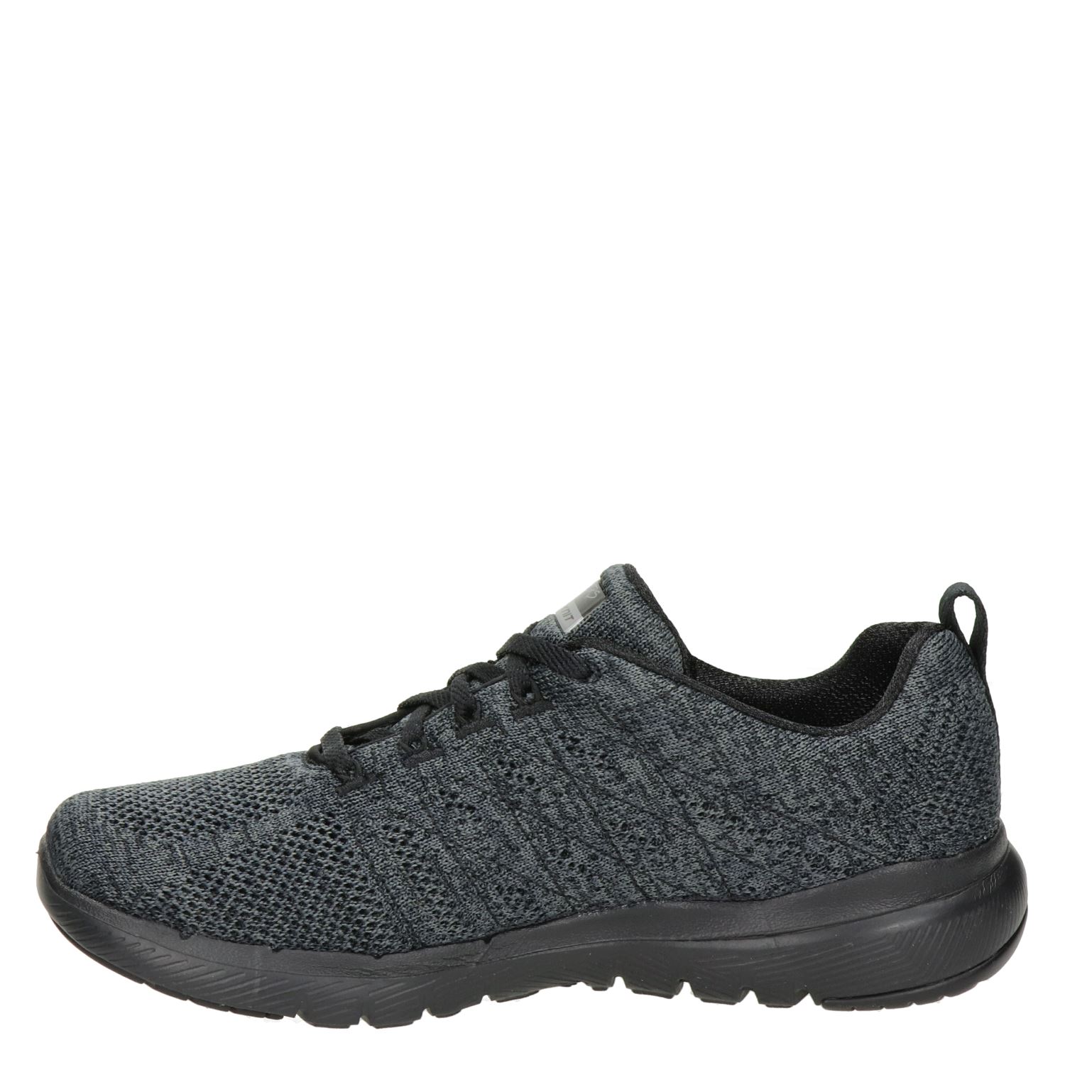 Skechers Flex Appeal 3.0 - Lage sneakers voor dames - Zwart - Nelson.nl