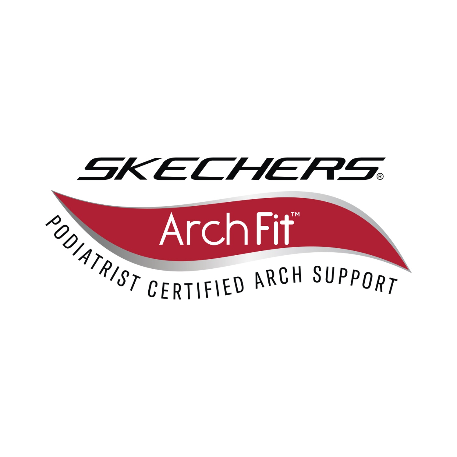 Skechers Arch Fit - Lage sneakers voor dames - Zwart - Nelson.nl