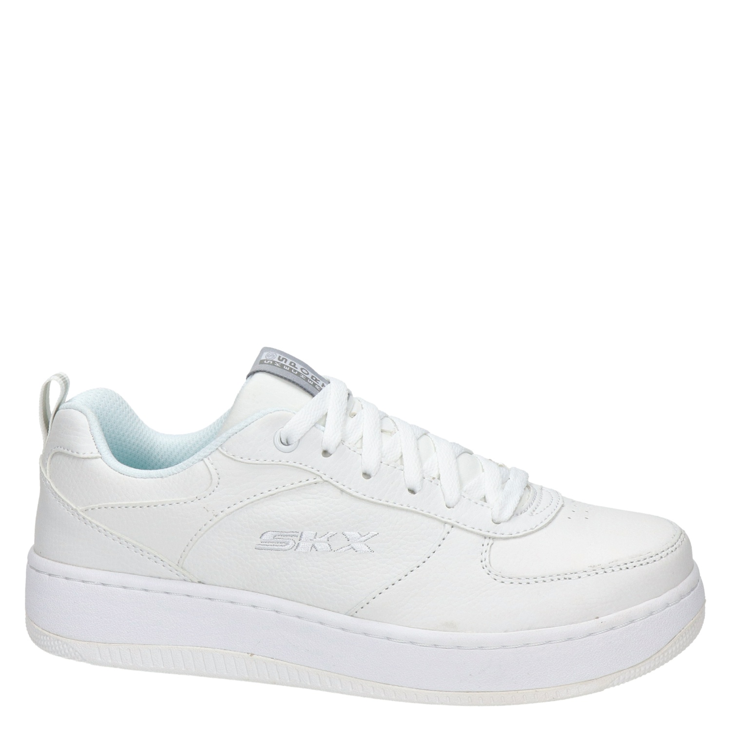 Skechers - Lage sneakers voor dames - Wit - Nelson.nl