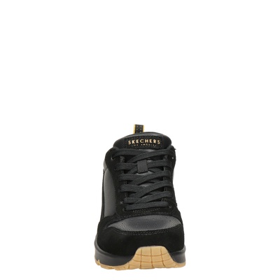 Skechers Street Los Angeles - Lage sneakers voor dames - Zwart - Nelson.nl