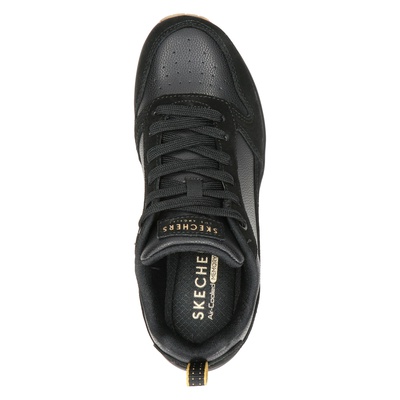 Skechers Street Los Angeles - Lage sneakers voor dames - Zwart - Nelson.nl