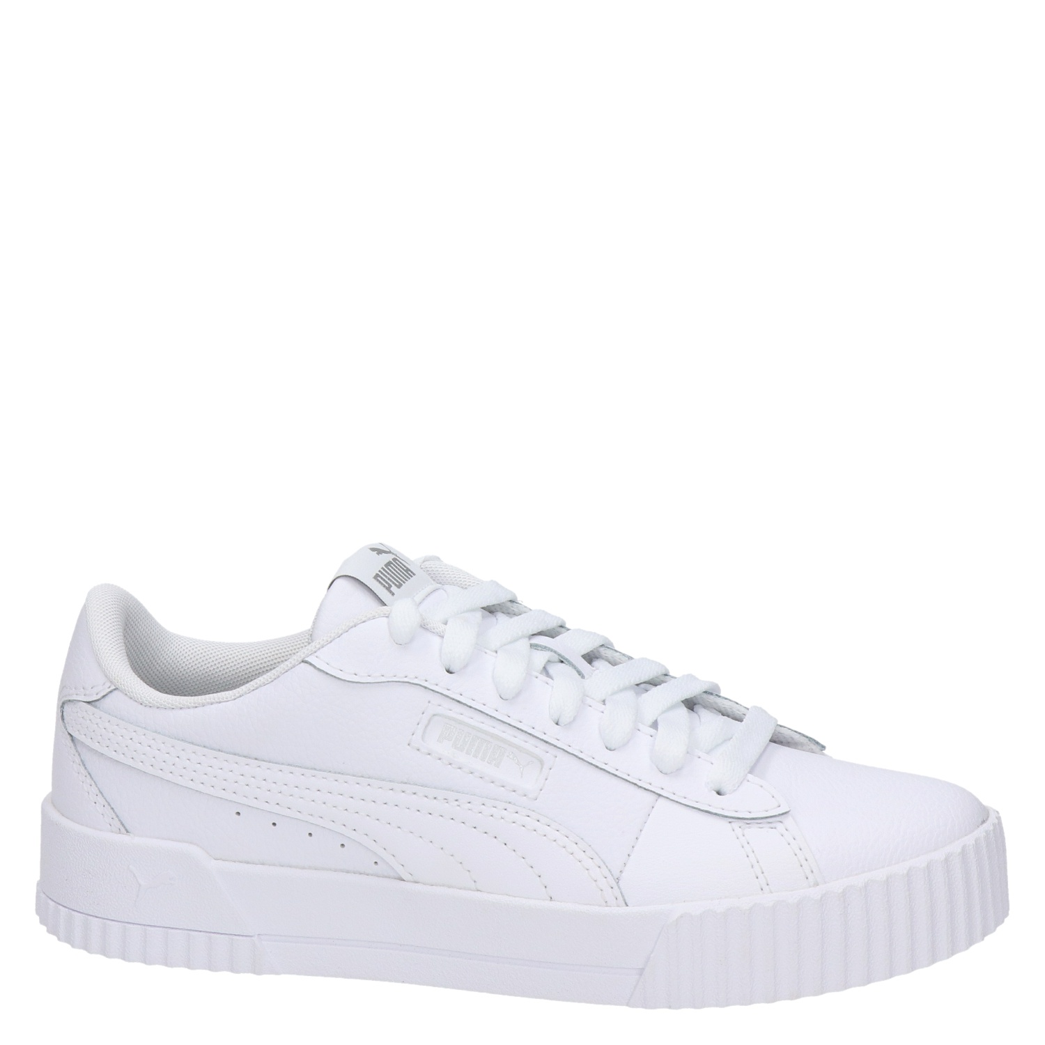 Puma Carina Crew - Lage sneakers voor dames - Wit - Shoemixx.nl